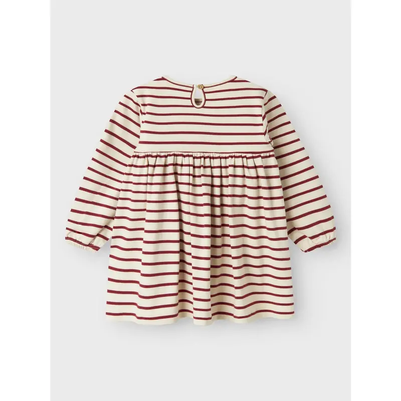 Lil'atelier Turtledove Red Dahlia Nmflimia Ls Loose Kjole Lil 5