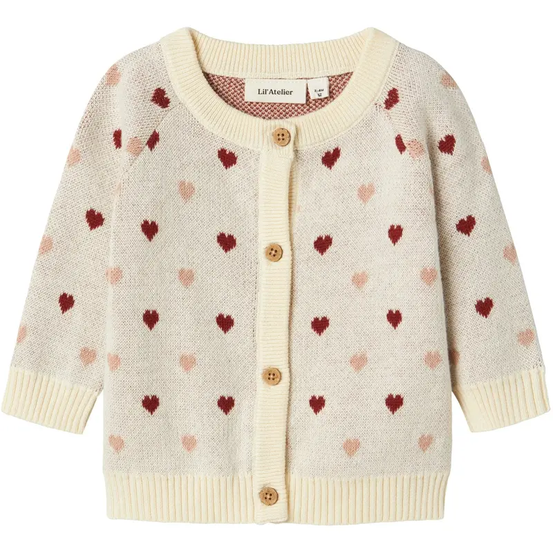 Lil'atelier Turtledove Red Heart Nbfsaran Ls Strik Card Heart Lil 1