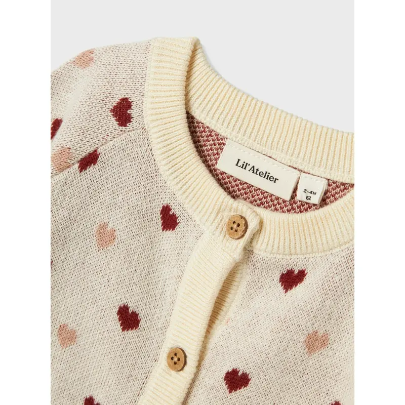 Lil'atelier Turtledove Red Heart Nbfsaran Ls Strik Card Heart Lil 3