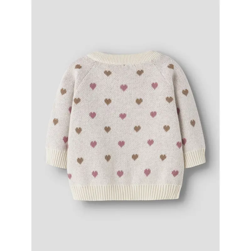 Lil'atelier Turtledove Sepia Tint Nbfsaran Ls Strik Card Heart Lil 3