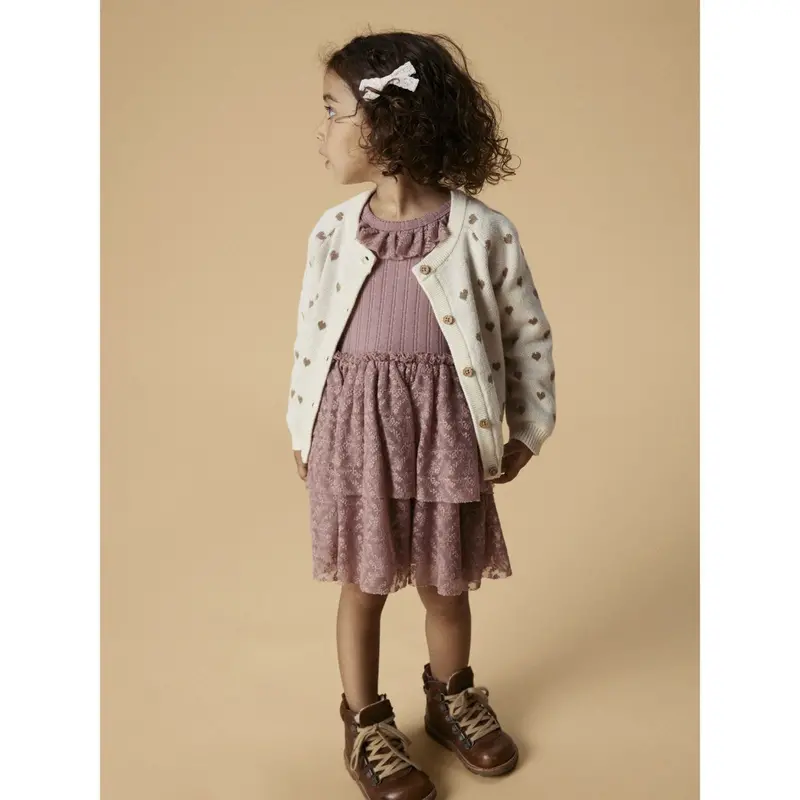 Lil'atelier Turtledove Sepia Tint Nmfsaran Ls Strik Card Heart Lil 5