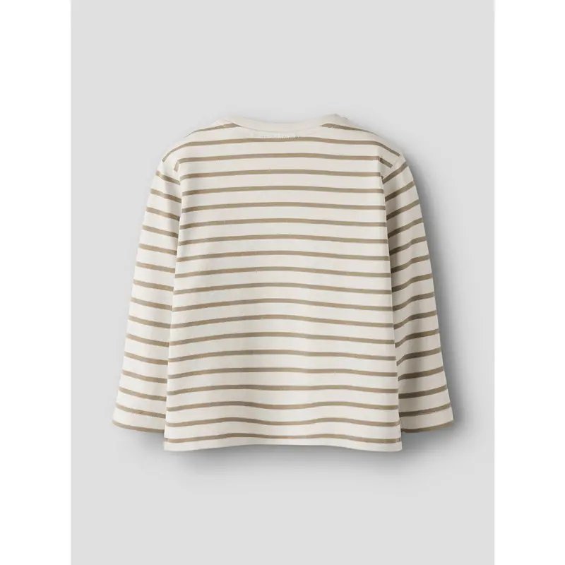 Lil'atelier Turtledove Sepia Tint Nmmlimia Ls Loose Top Lil Noos 2