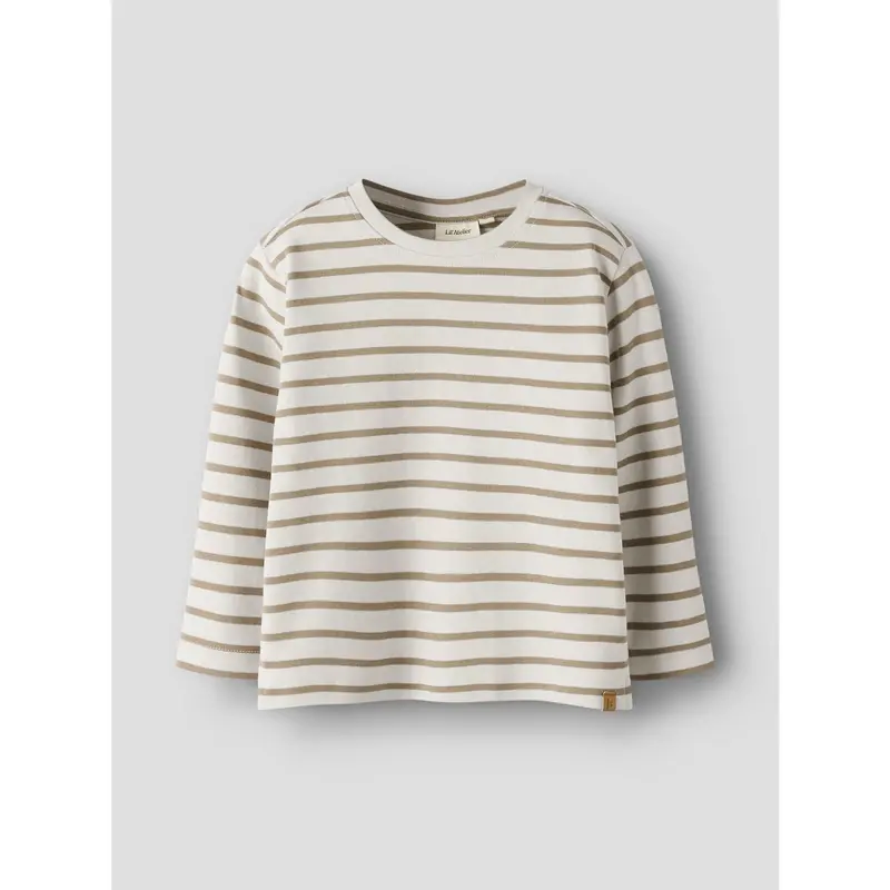 Lil'atelier Turtledove Sepia Tint Nmmlimia Ls Loose Top Lil Noos 3