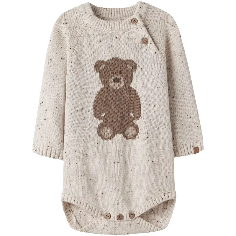 Lil'atelier Turtledove Teddy Nbngalto Ria Ls Strik Body Lil 1