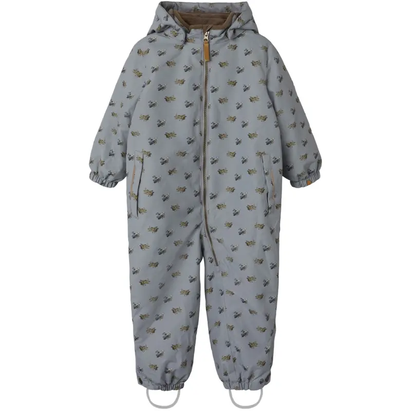 Lil'atelier Ultimate Grey Airplanes Nmmlasnow10 Flyverdragt Aop Fo Lil 1