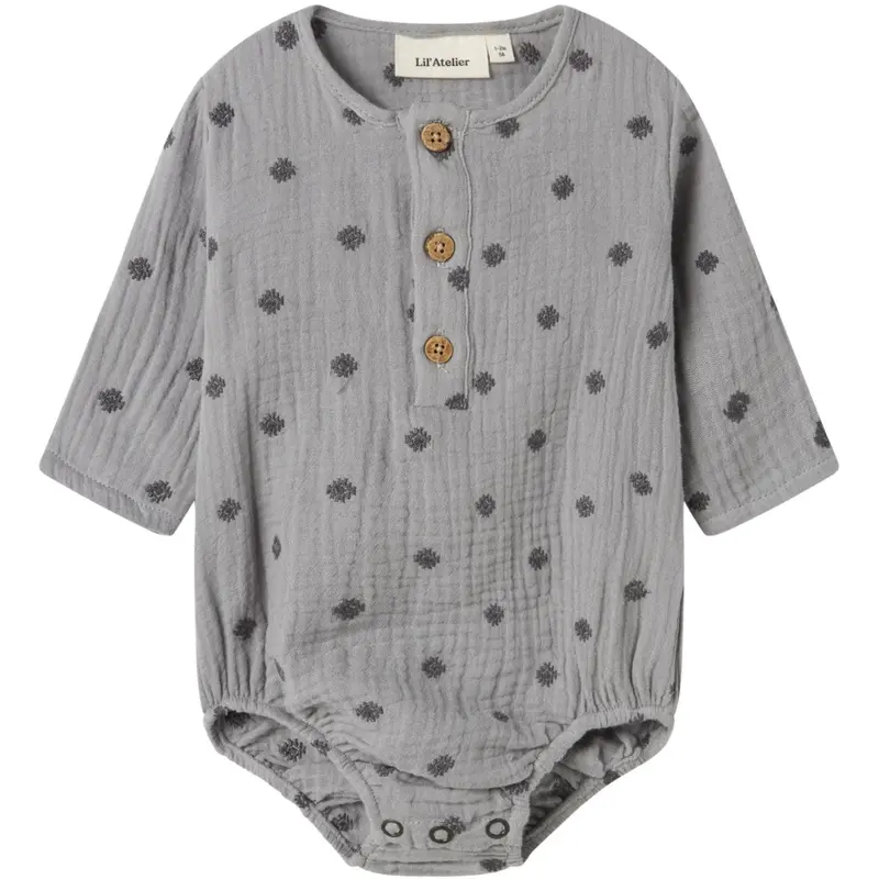 Lil'atelier Ultimate Grey Nbmkoala Ls Loose Skjorte Body Lil 1