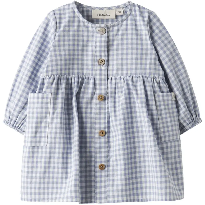Lil'atelier Zen Blue Nbftallula Ls Loose Body Kjole Lil 1