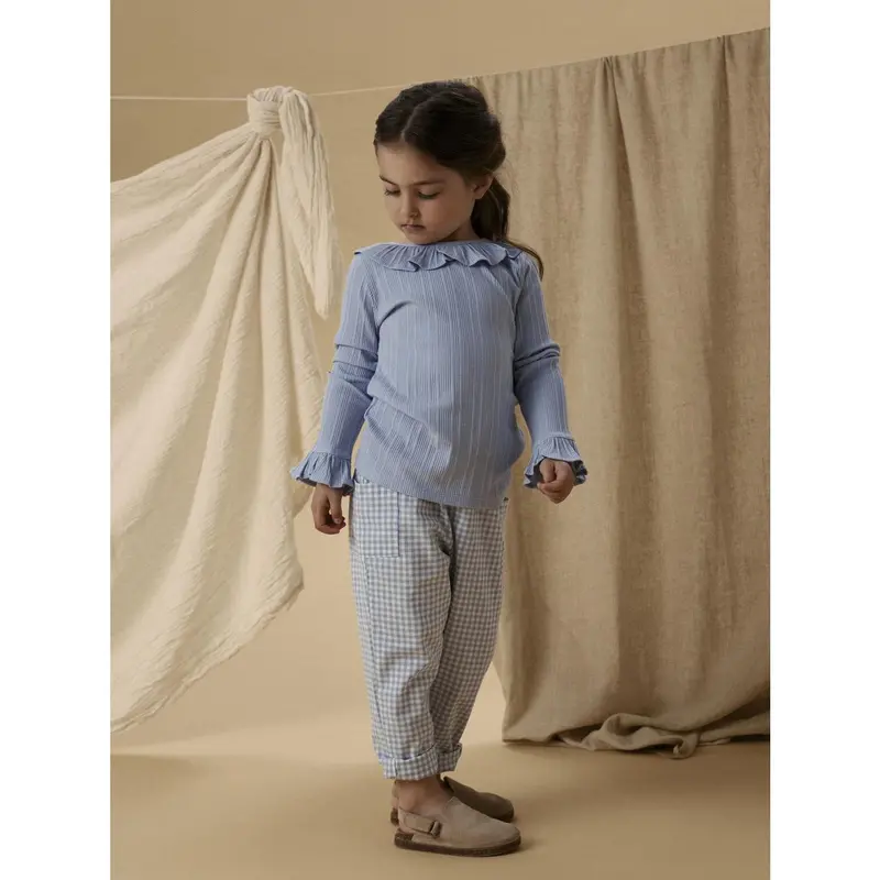 Lil'atelier Zen Blue Nmftallula Loose Bukser Lil 2