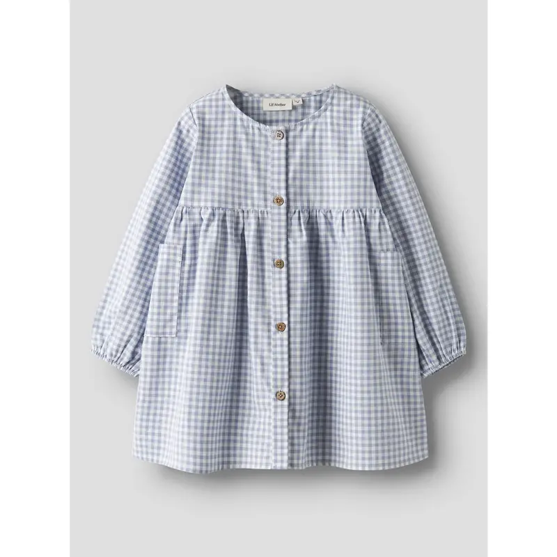 Lil'atelier Zen Blue Nmftallula Ls Loose Kjole Lil 3
