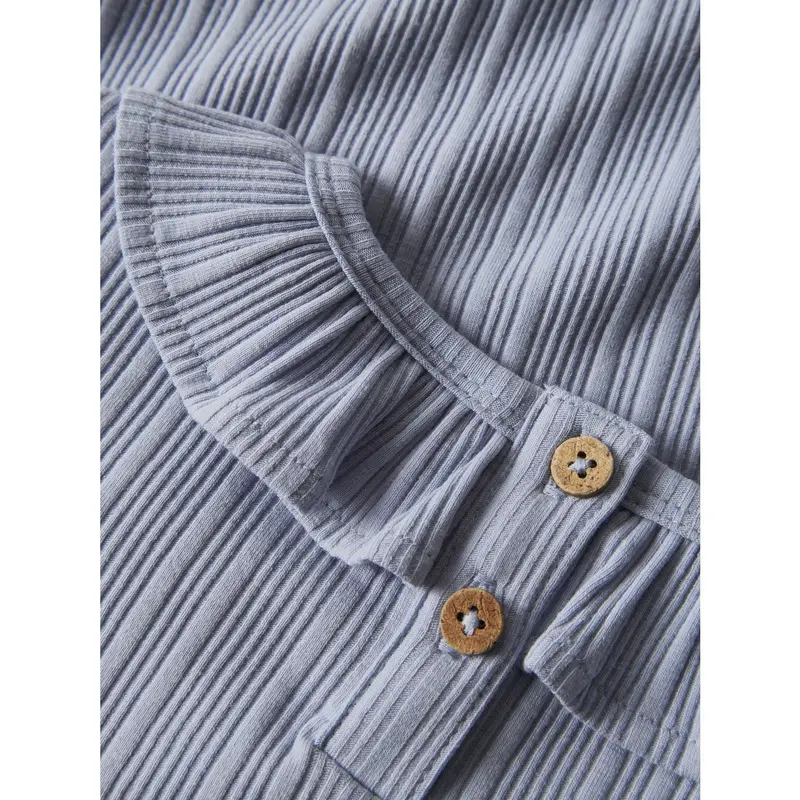 Lil'atelier Zen Blue Nmftansy Ls Slim Top Lil 4