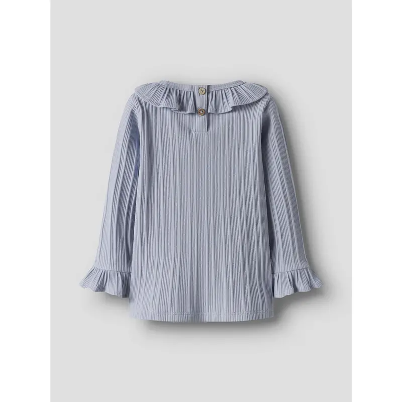 Lil'atelier Zen Blue Nmftansy Ls Slim Top Lil 5