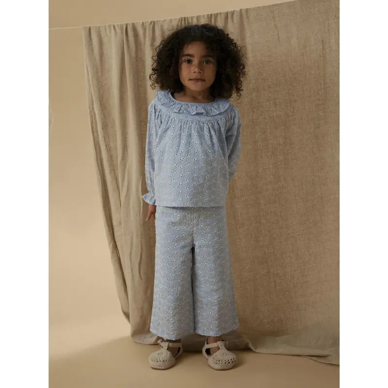 Lil'atelier Zen Blue Nmftessie Wide Bukser Lil 2