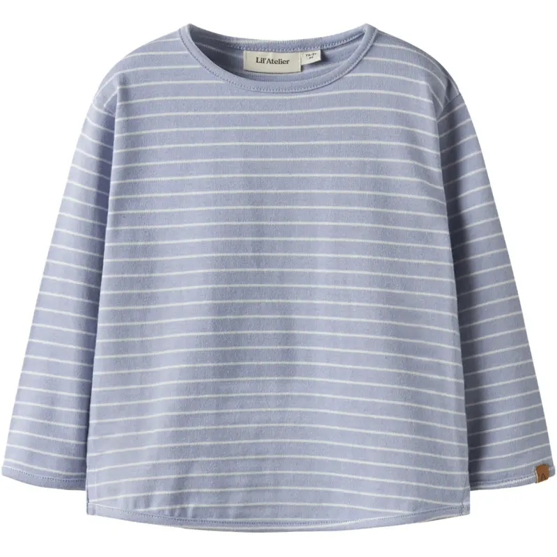 Lil'atelier Zen Blue Nmmbaja Ls Loose Top Lil 1