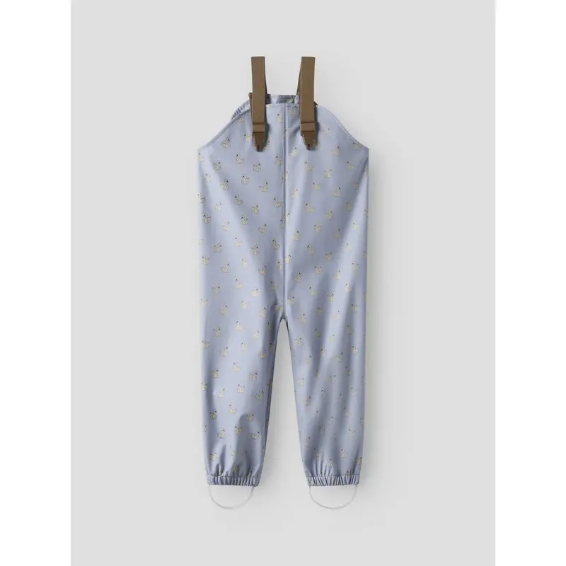 Lil'atelier Zen Blue Swan Nmfladry10 Rain Sæt Aop Fo Lil 4