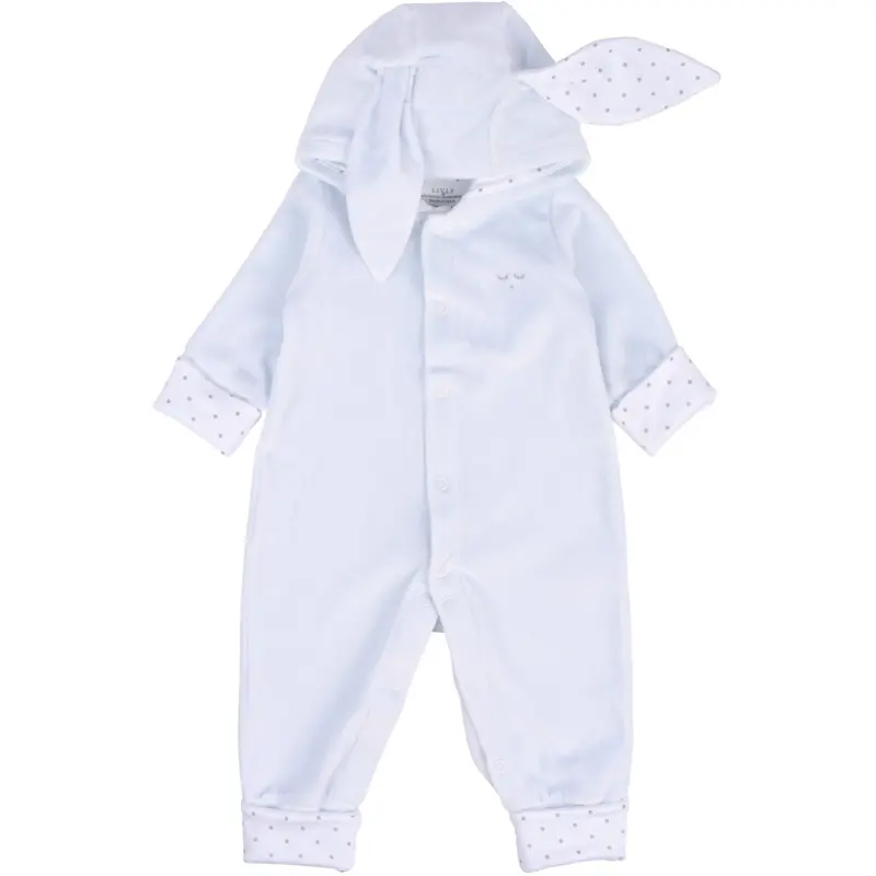 Livly Light Blue Plush Bunny Overall 1