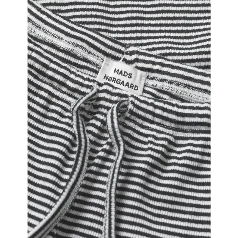 Mads Nørgaard Black/Vanilla Ice 2X2 Bomuld Stripe Verona Bukser 2