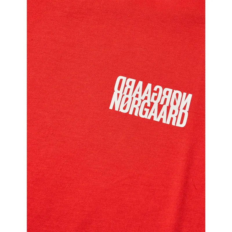 Mads Nørgaard Fiery Red Single Bomuld Tuvina Mini Spejl Tee 2