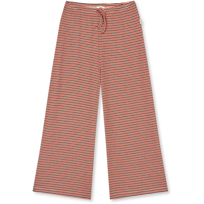 Mads Nørgaard Fiery Red/Vanilla Ice 2X2 Bomuld Stripe Verona Bukser 1