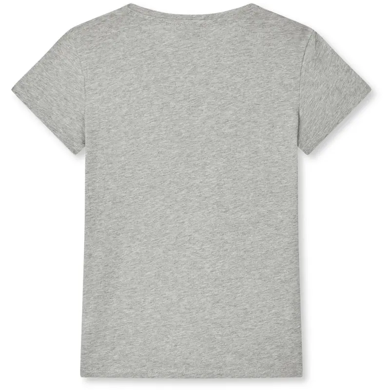 Mads Nørgaard Grey Melange Single Bomuld Tuvina Tee 3