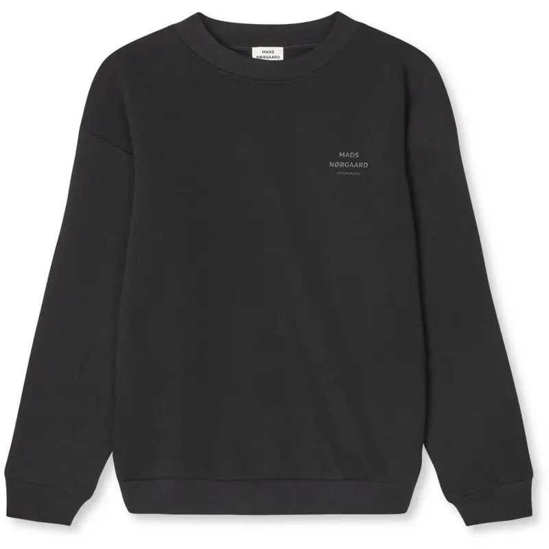 Mads Nørgaard Jet Black Mix Sweat Sonar Sweatshirt 1