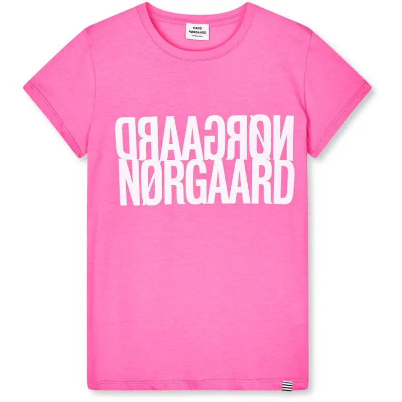 Mads Nørgaard Knockout Pink Single Organic Tuvina Tee 1