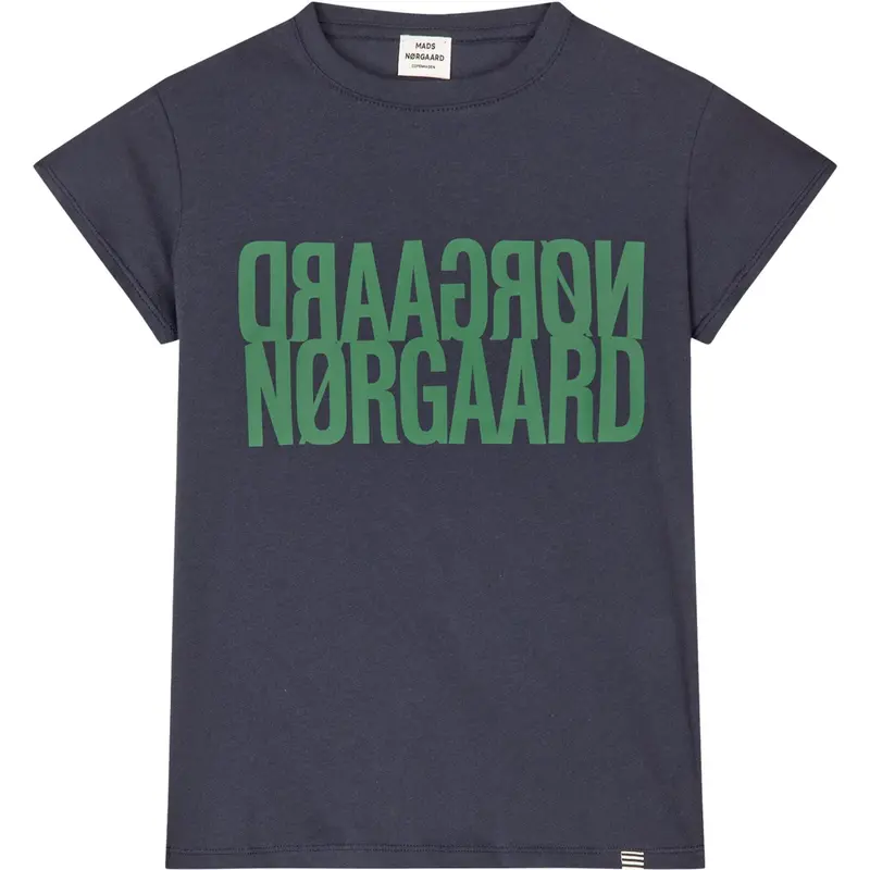 Mads Nørgaard Parisian Night Single Bomuld Tuvina Logo T-Shirt 1