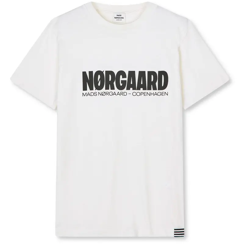 Mads Nørgaard Snow White Printed Tee Thorlino Tee 1