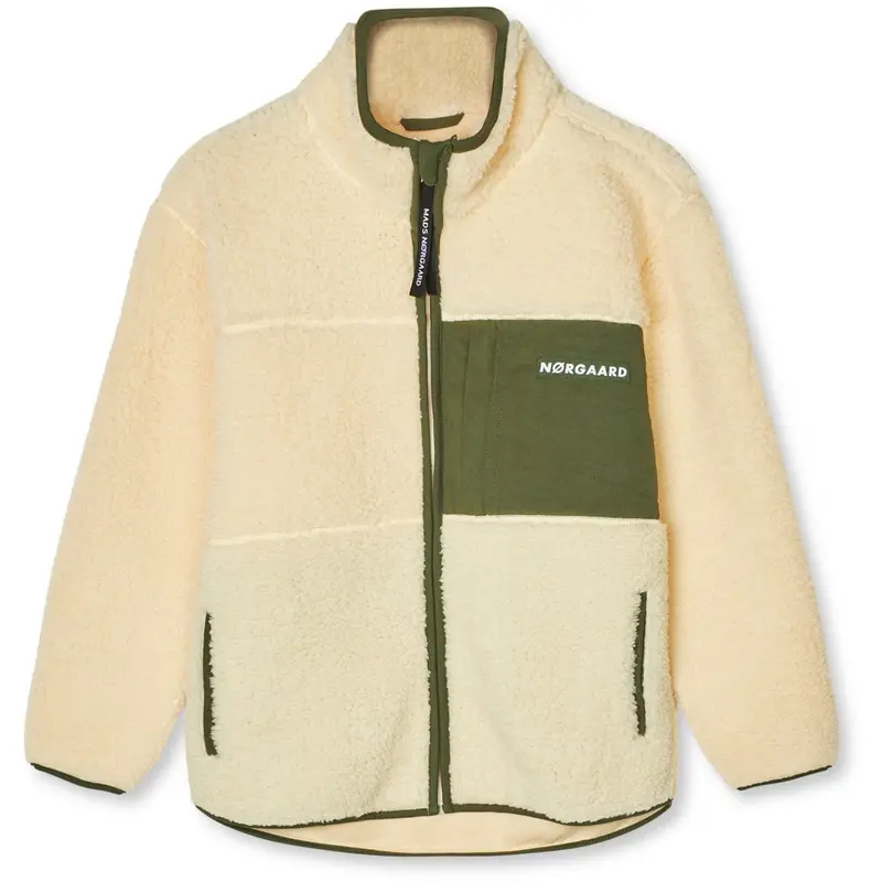 Mads Nørgaard Vanilla Custard Bamse Fleece Jeffo Jakke 1
