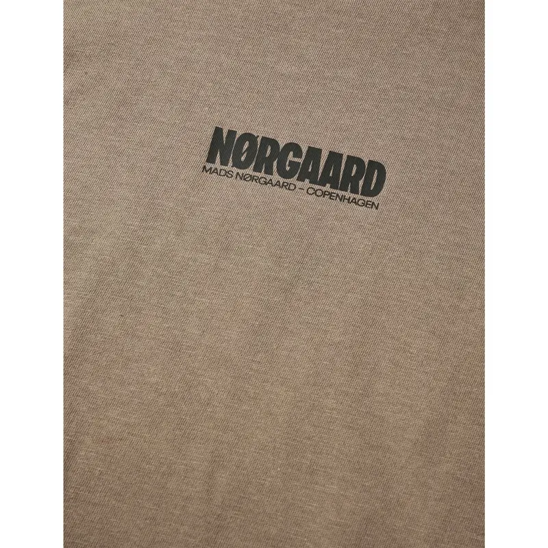 Mads Nørgaard Walnut Printed Logo Thorlino Tee 3