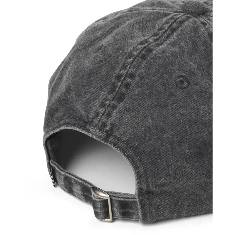 Mads Nørgaard Washed Black Washed Cotton Twill Coal Kasket 2