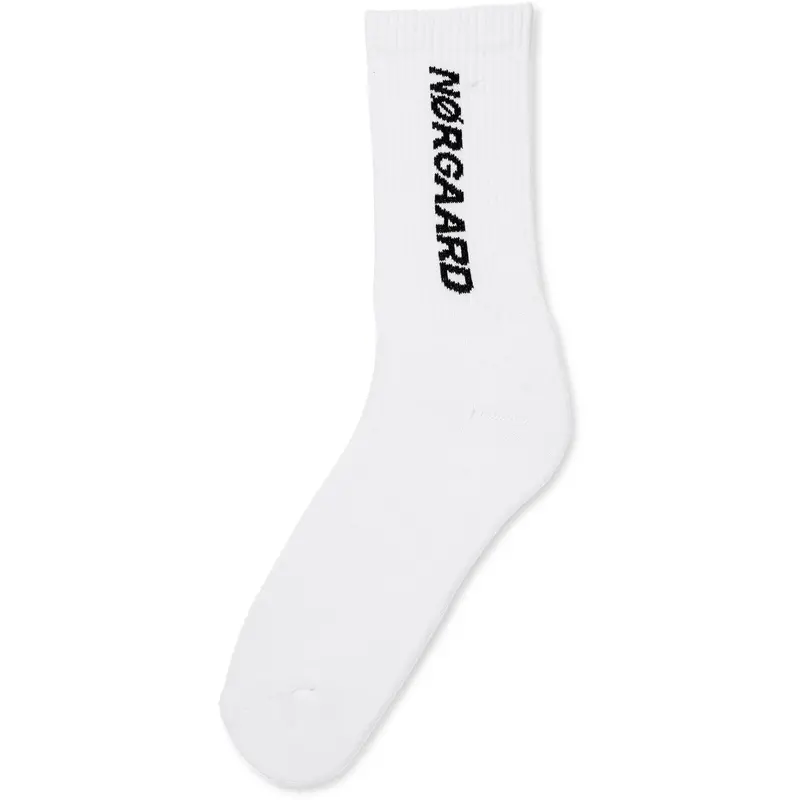 Mads Nørgaard White Cotton Tennis Mn Classic Strømper 1