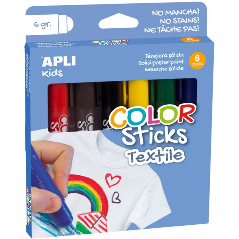 Magni Tekstilfarver 6 Styks 1