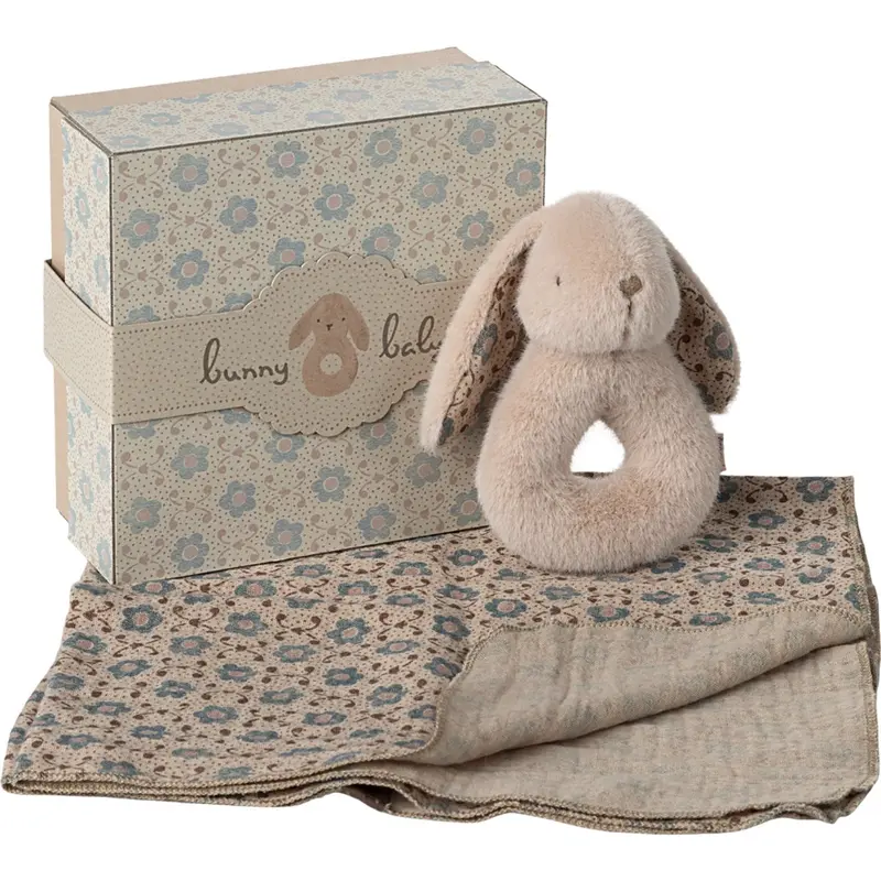 Maileg Bunny Rangle Sæt - Powder 1
