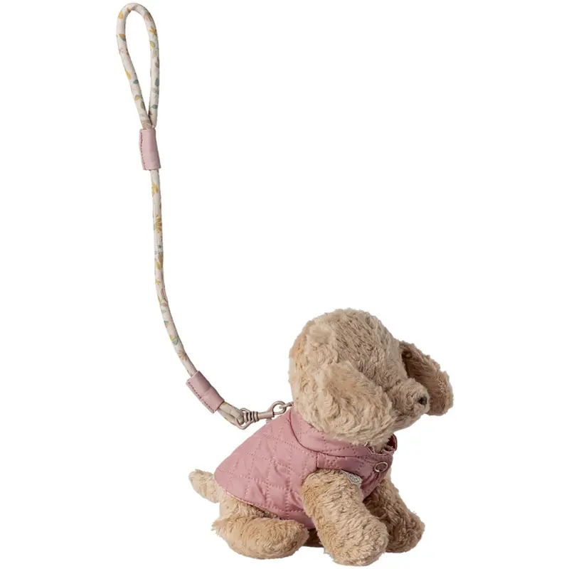 Maileg Halsbånd Og Snor Til Kæledyr, Rosa 2