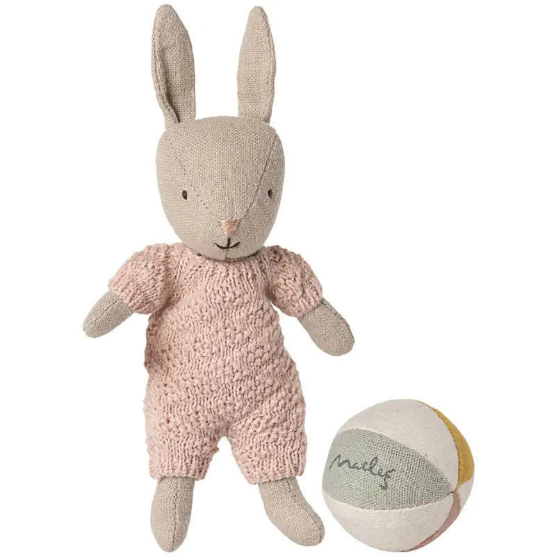 Maileg Kanin Sæt, Micro - Sand - Rosa 1