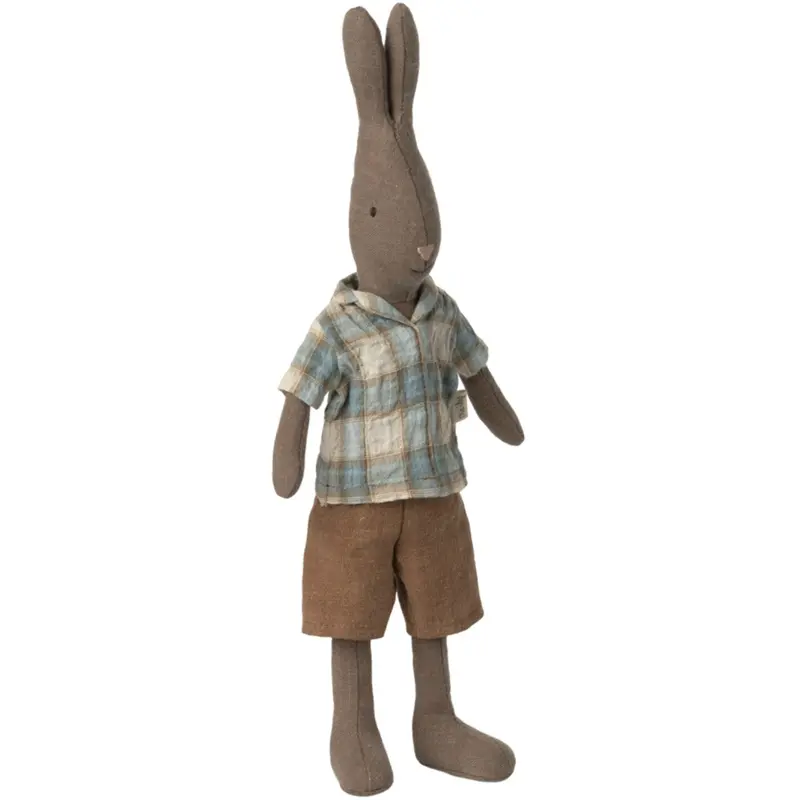Maileg Kanin Size 2, Brown - Skjorte Og Shorts 1