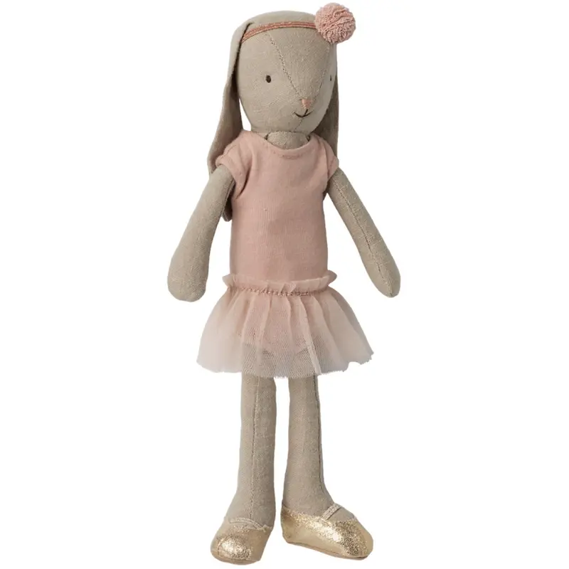 Maileg Kanin Size 2, Classic - Ballet Dragt Og Nederdel Rose 1
