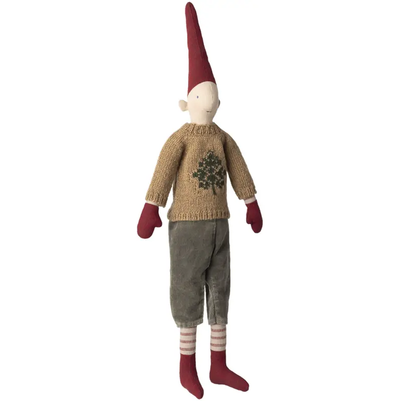 Maileg Pixy, Størrelse 3 - Dreng - Bukser Og Strikket Sweater 1