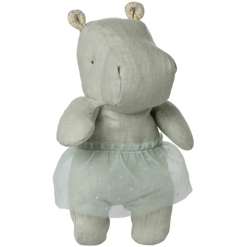Maileg Safari Friends, Hippo W. Skirt, Small - Mint 1
