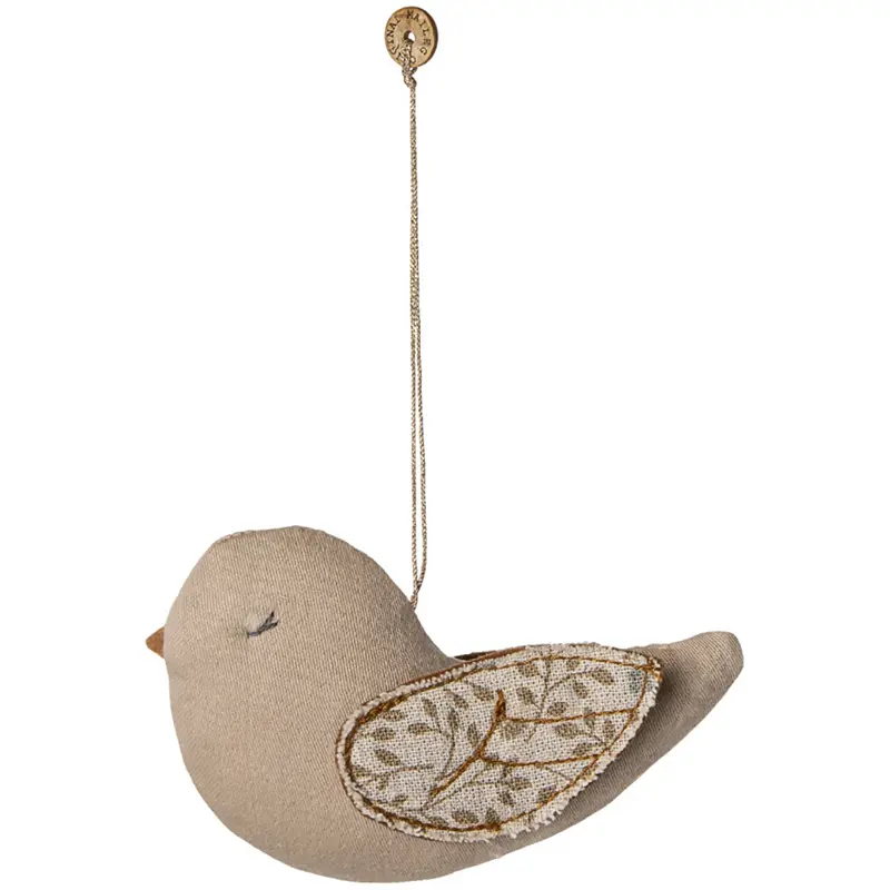 Maileg Stof Ornament, Fugl - Grene - Blå 1