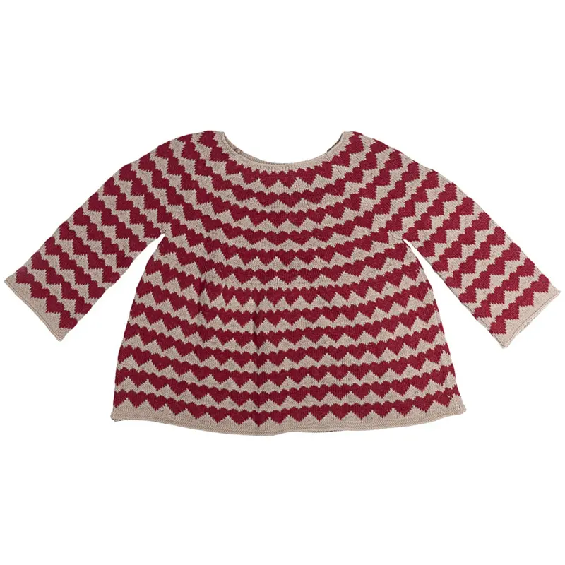 Maileg Strikket Sweater - Hjerter 1