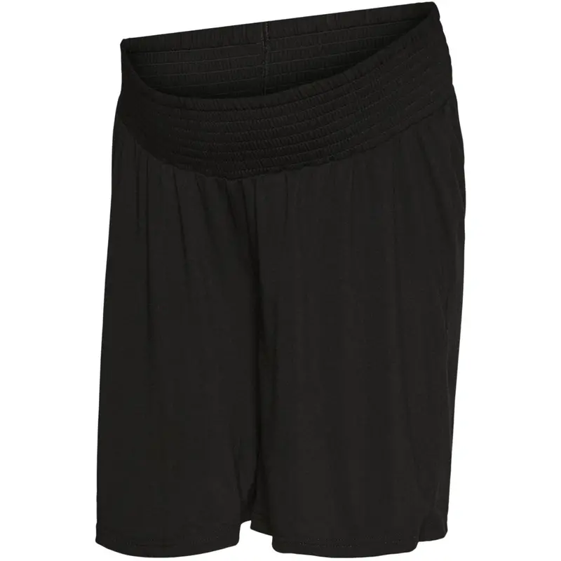 Mama;Licious Black Mlrani Wide Jrs Shorts 1