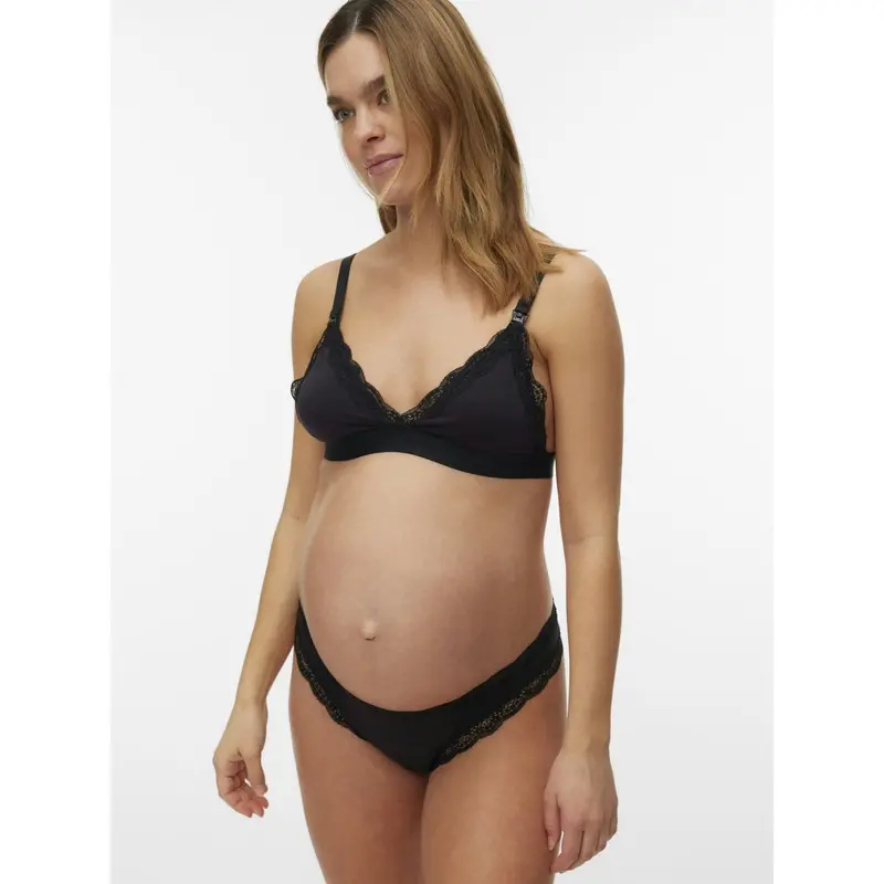 Mama;Licious Black Mlreece Feed Me Bra 2F 2