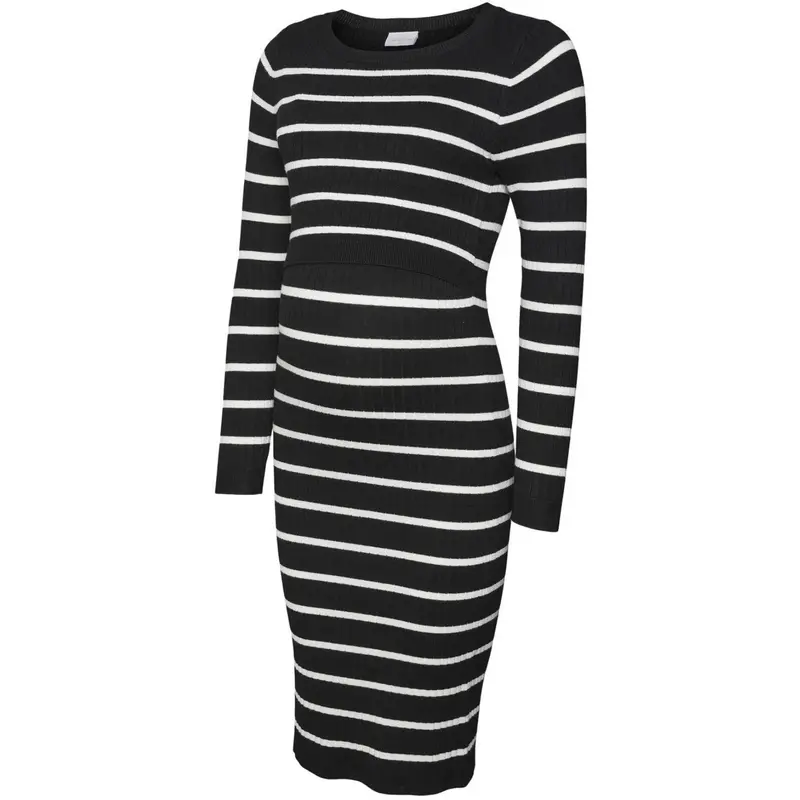 Mama;Licious Black Snow White Mlnewsiv June Ls Uk Strik Kjole 2F A Noos 1