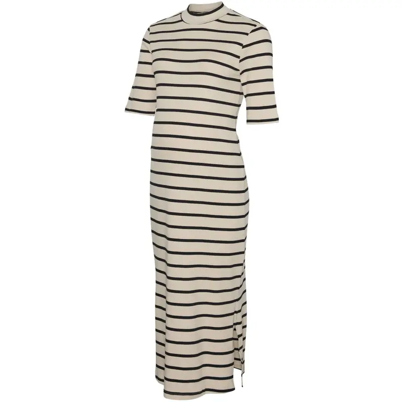 Mama;Licious French Oak Black Mllane 24 Jrs Hn Midi Kjole 1