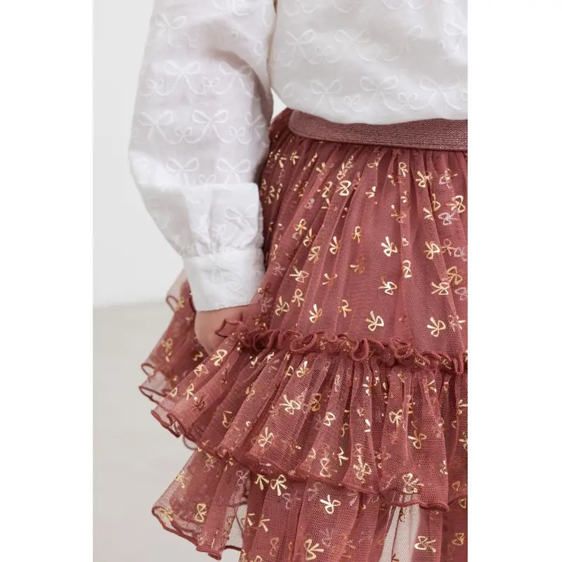 Marmar Ballerina Glitter Bow Dancer Tutu Nederdel 2