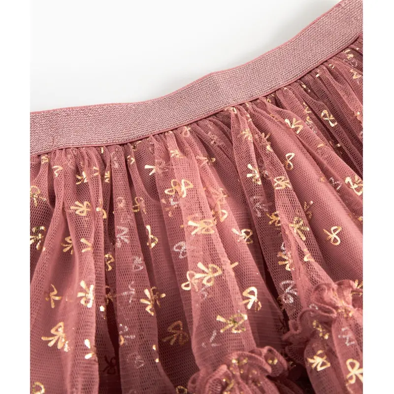 Marmar Ballerina Glitter Bow Dancer Tutu Nederdel 4