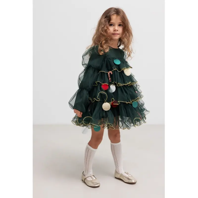 Marmar Ballerina Glitter Dark Leaf December Kjole 3