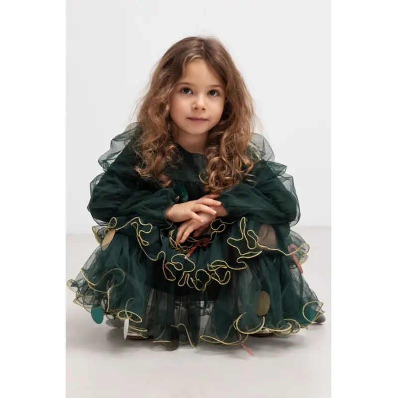 Marmar Ballerina Glitter Dark Leaf December Kjole 4