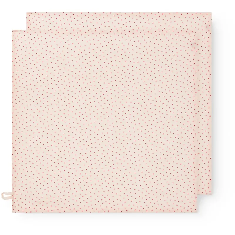 Marmar Bonded Muslin Print Happy Hearts Ada (2-Pack) Muslin Cloth 1